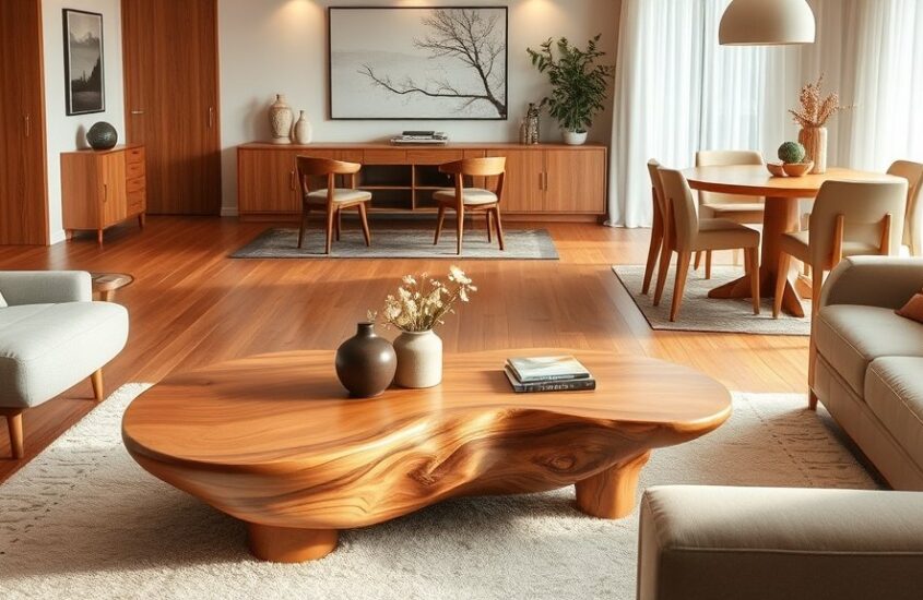 <p>creëer een warm en uitnodigend interieur met vloeiende lijnen</p>